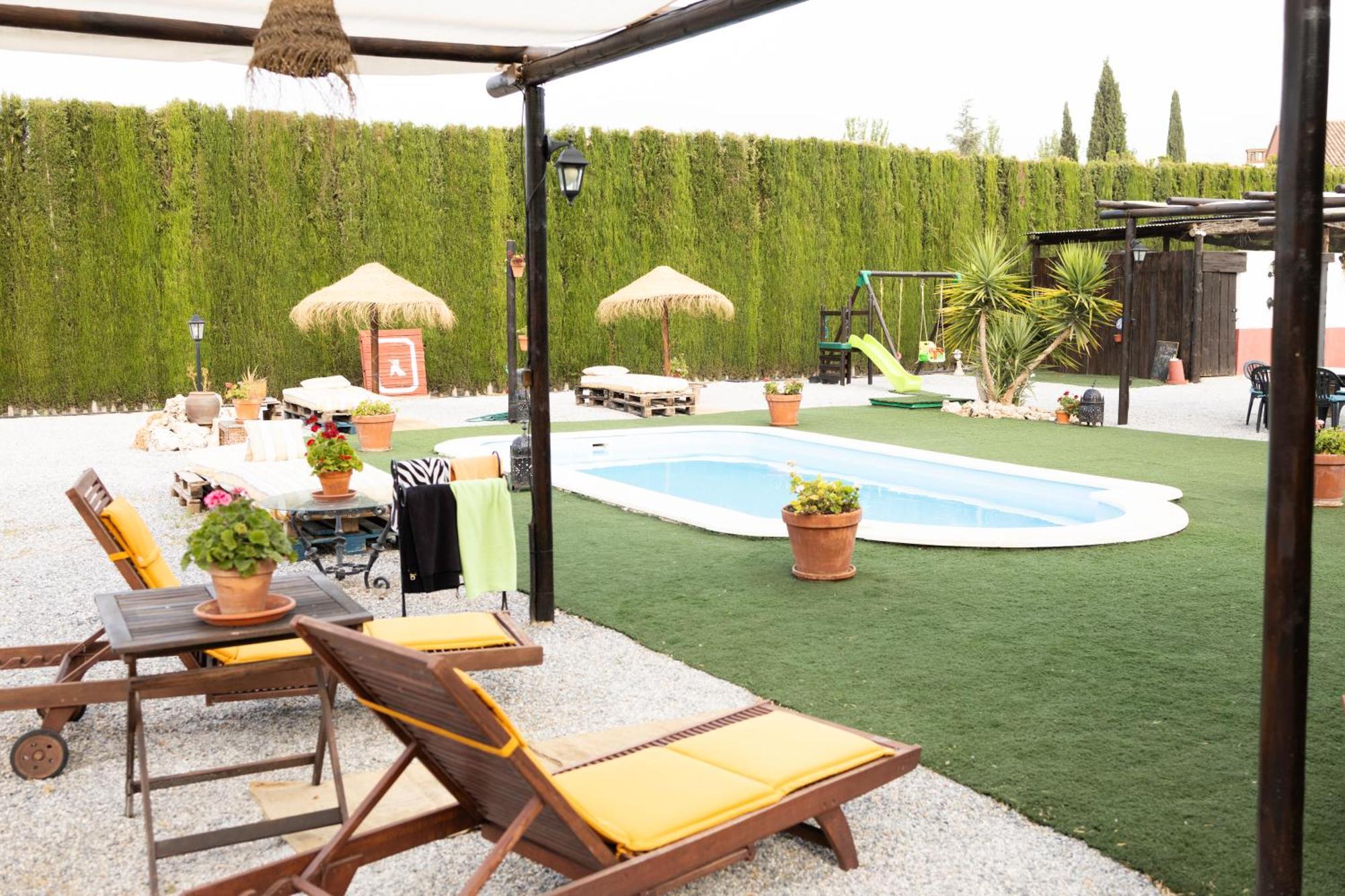 La Cuadra, Finca A Los Pies De Sierra Nevada, A 10 Minutos Del Centro, Piscina, Jardin, Barbacoa La Zubia  Extérieur photo