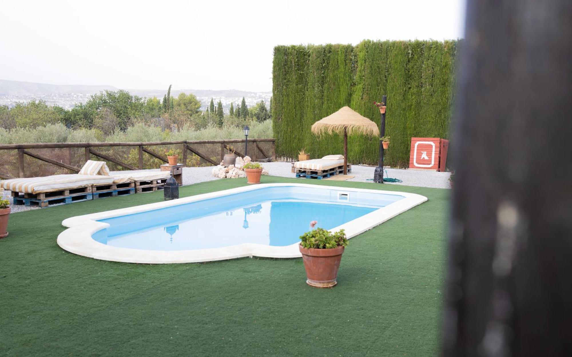 La Cuadra, Finca A Los Pies De Sierra Nevada, A 10 Minutos Del Centro, Piscina, Jardin, Barbacoa La Zubia  Extérieur photo